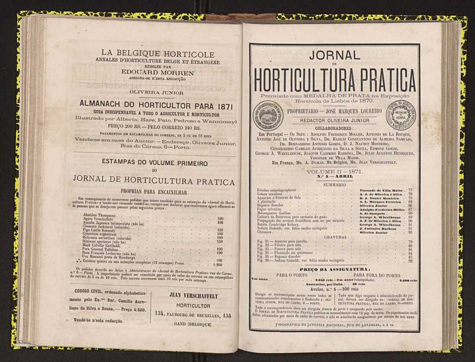 0002-Jornal de Horticultura Prtica II 1871 56