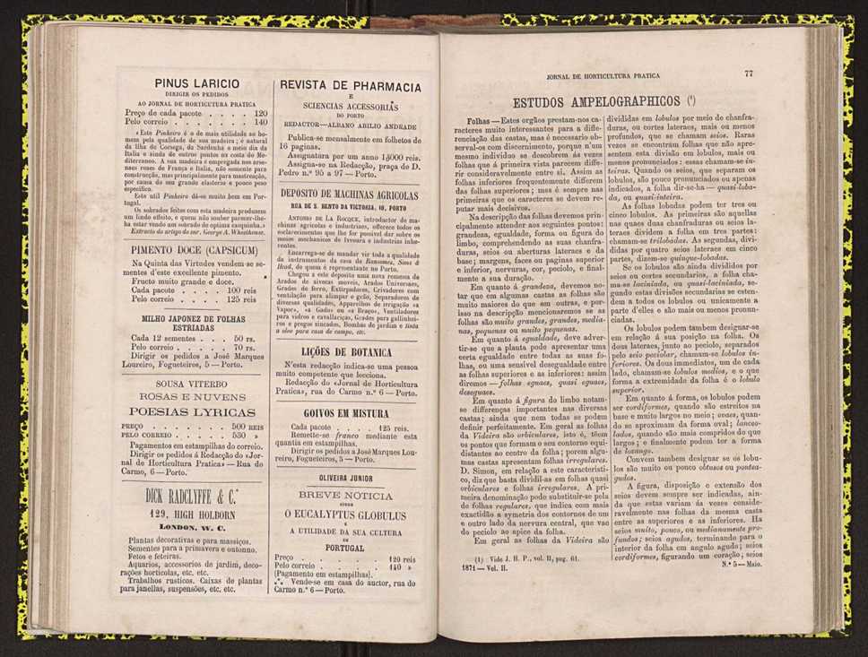 0002-Jornal de Horticultura Prtica II 1871 57