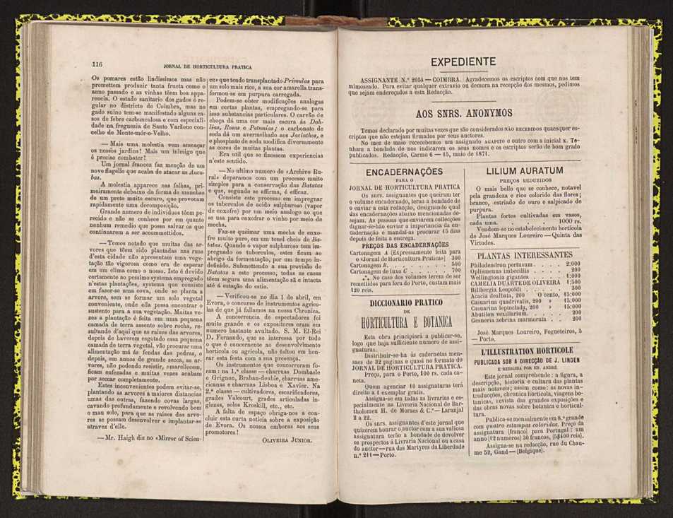 0002-Jornal de Horticultura Prtica II 1871 80
