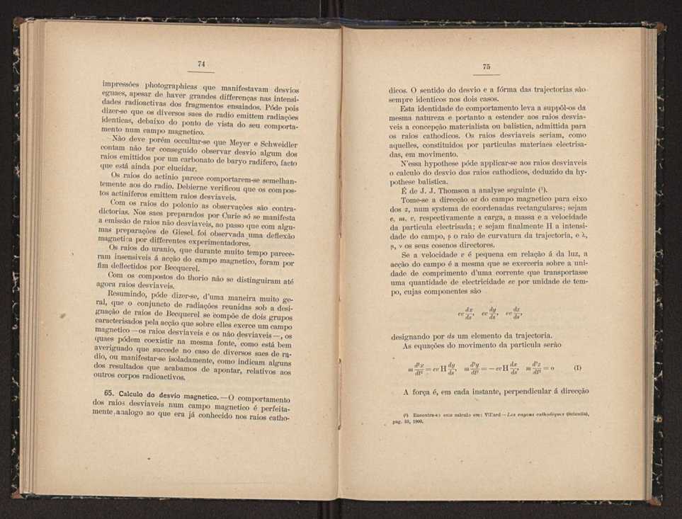 Osraios de Becquerel e o polonio, o radio e o actinio 46