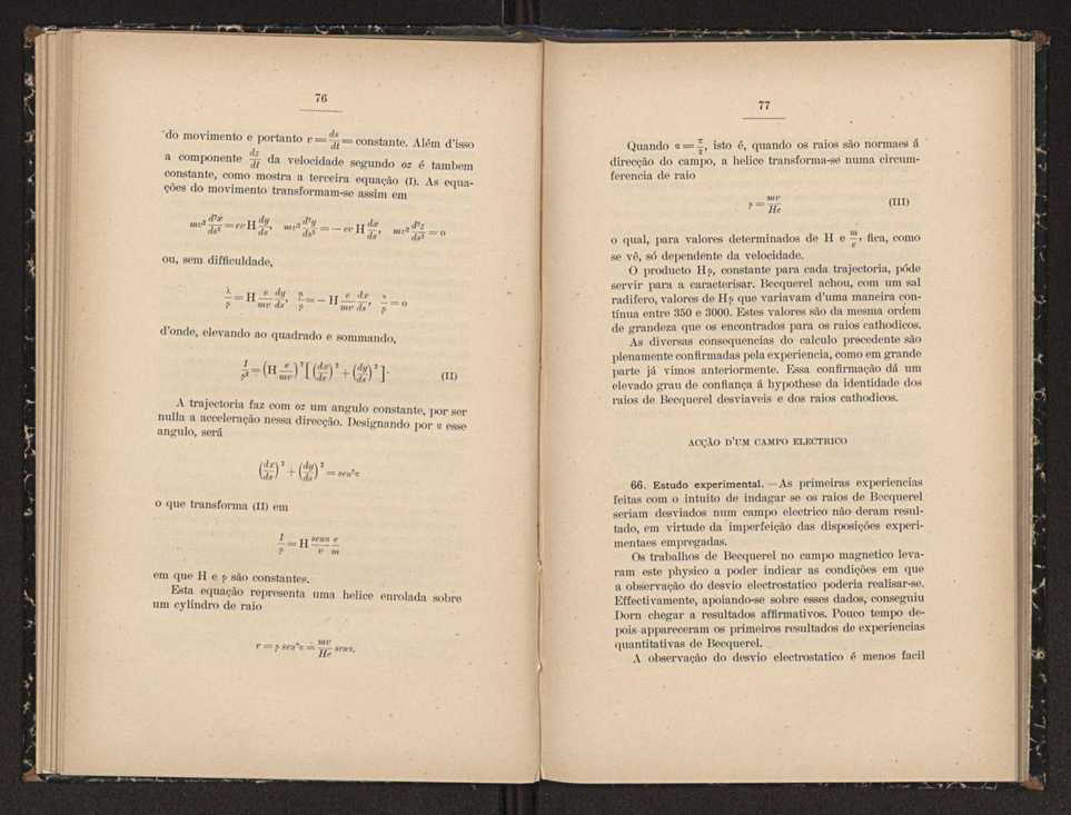 Osraios de Becquerel e o polonio, o radio e o actinio 47