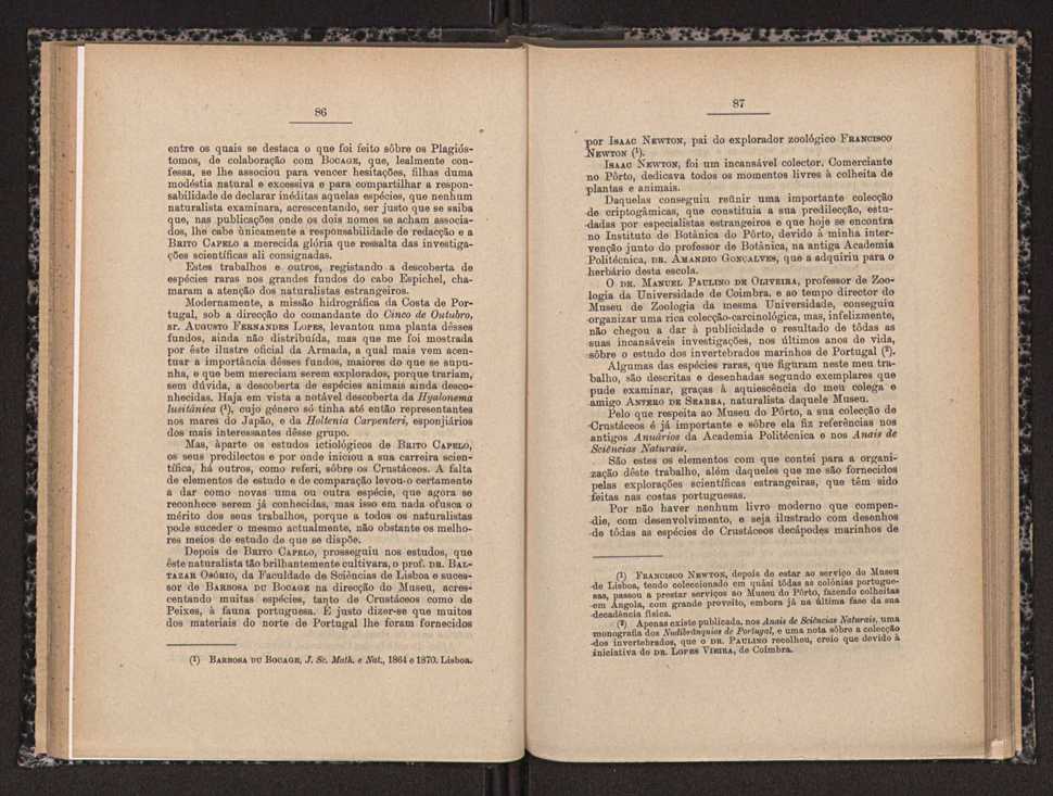 Anais da Faculdade de Scincias do Porto (antigos Annaes Scientificos da Academia Polytecnica do Porto). Vol. 16 45