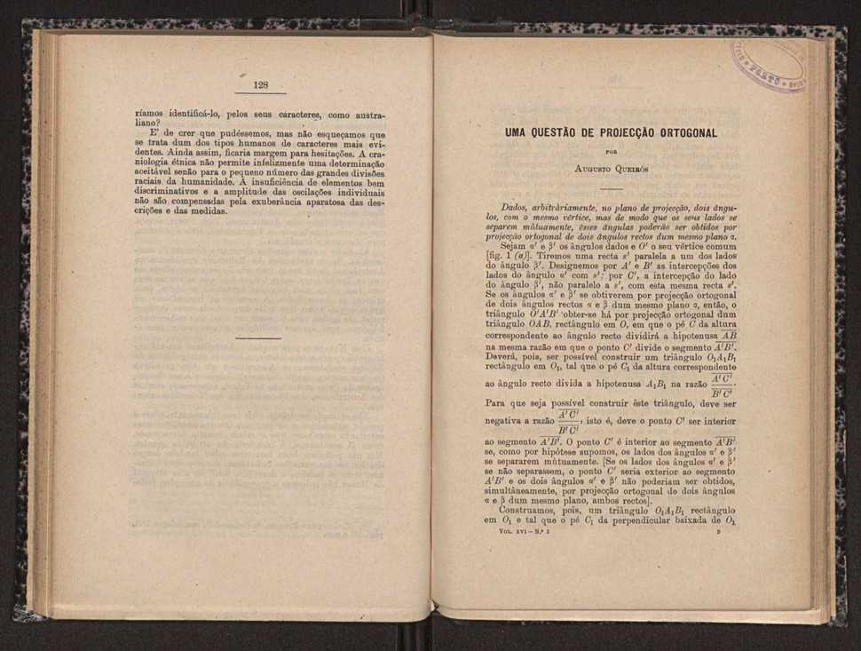 Anais da Faculdade de Scincias do Porto (antigos Annaes Scientificos da Academia Polytecnica do Porto). Vol. 16 66