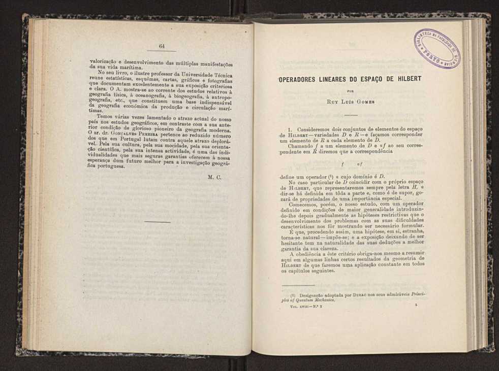Anais da Faculdade de Scincias do Porto (antigos Annaes Scientificos da Academia Polytecnica do Porto). Vol. 18 34