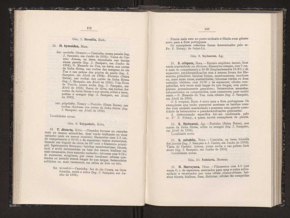 Anais da Faculdade de Scincias do Porto (antigos Annaes Scientificos da Academia Polytecnica do Porto). Vol. 19 54