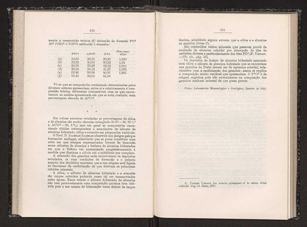 Anais da Faculdade de Scincias do Porto (antigos Annaes Scientificos da Academia Polytecnica do Porto). Vol. 19 79