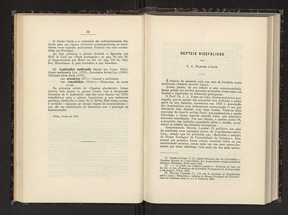 Anais da Faculdade de Scincias do Porto (antigos Annaes Scientificos da Academia Polytecnica do Porto). Vol. 22 28