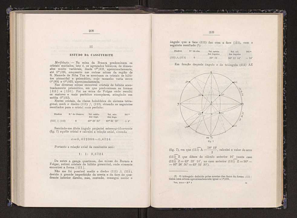 Anais da Faculdade de Scincias do Porto (antigos Annaes Scientificos da Academia Polytecnica do Porto). Vol. 23 107