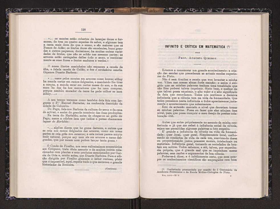 Anais da Faculdade de Scincias do Porto (antigos Annaes Scientificos da Academia Polytecnica do Porto). Vol. 26 67
