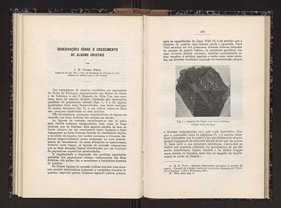 Anais da Faculdade de Scincias do Porto (antigos Annaes Scientificos da Academia Polytecnica do Porto). Vol. 27 87