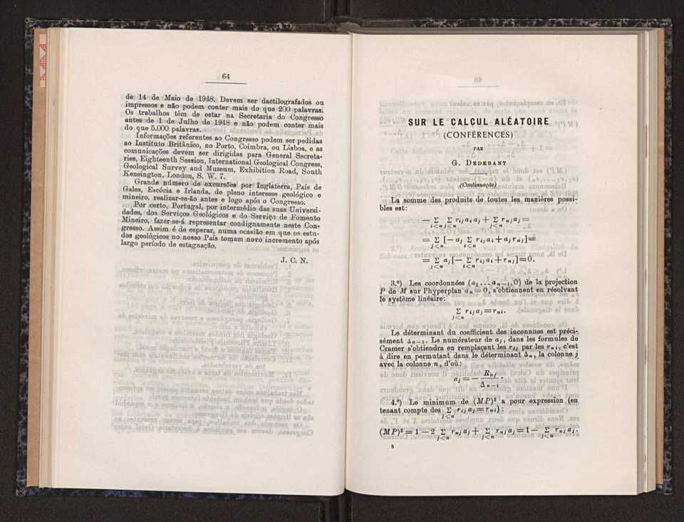 Anais da Faculdade de Scincias do Porto (antigos Annaes Scientificos da Academia Polytecnica do Porto). Vol. 32 34