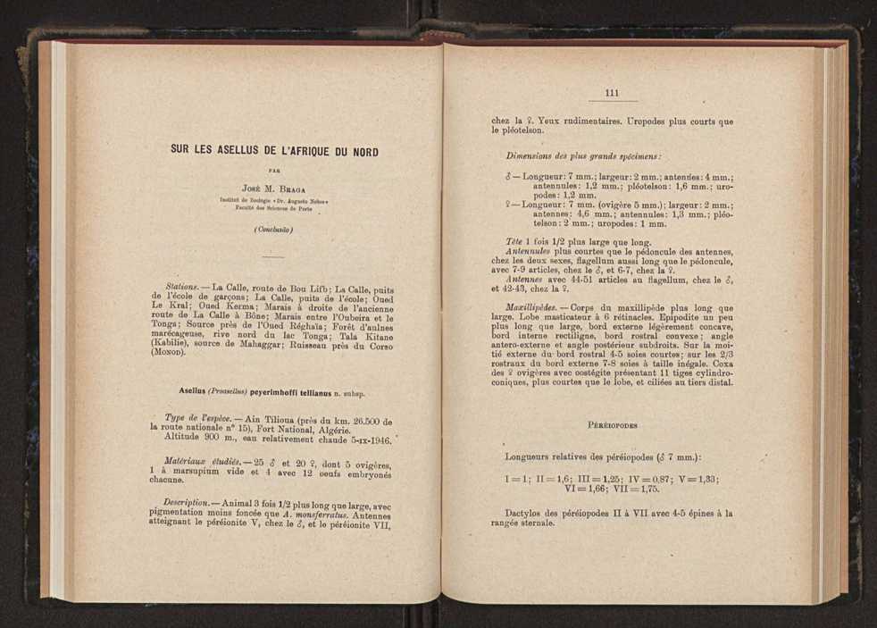 Anais da Faculdade de Scincias do Porto (antigos Annaes Scientificos da Academia Polytecnica do Porto). Vol. 34 57