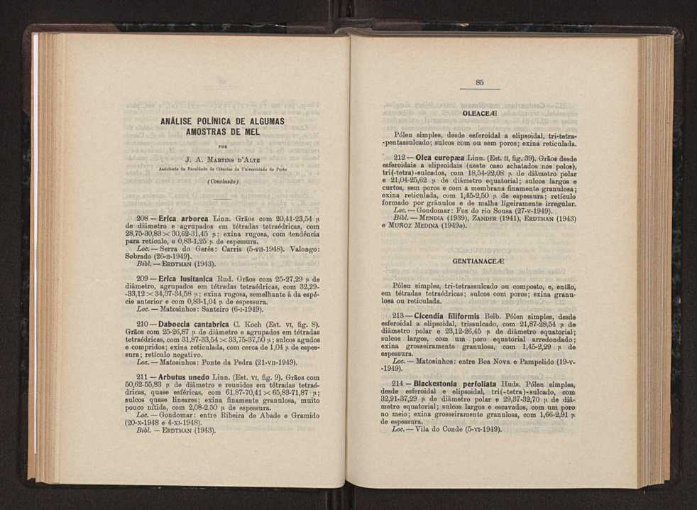 Anais da Faculdade de Scincias do Porto (antigos Annaes Scientificos da Academia Polytecnica do Porto). Vol. 36 44