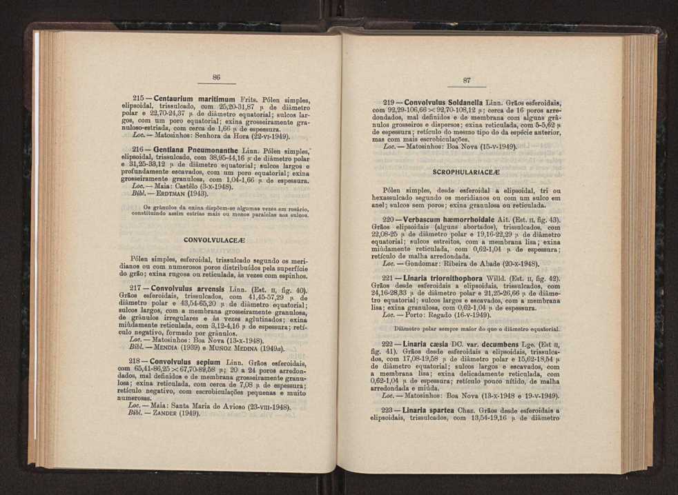 Anais da Faculdade de Scincias do Porto (antigos Annaes Scientificos da Academia Polytecnica do Porto). Vol. 36 45