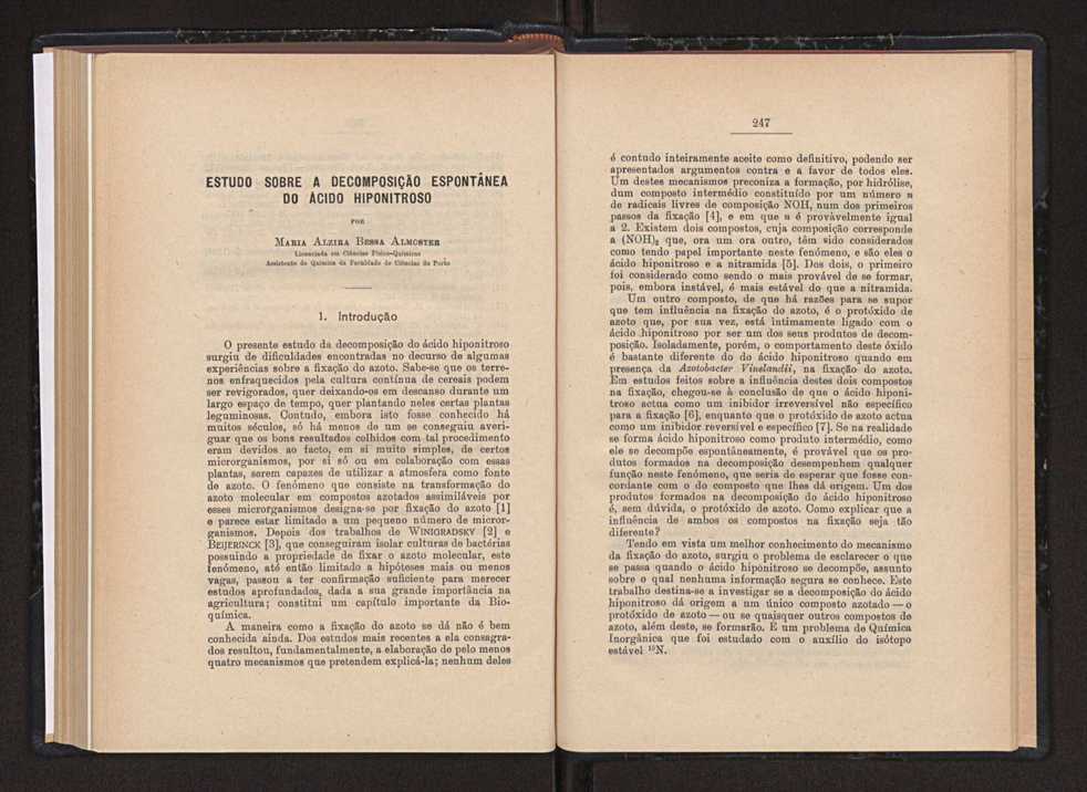 Anais da Faculdade de Scincias do Porto (antigos Annaes Scientificos da Academia Polytecnica do Porto). Vol. 38 132