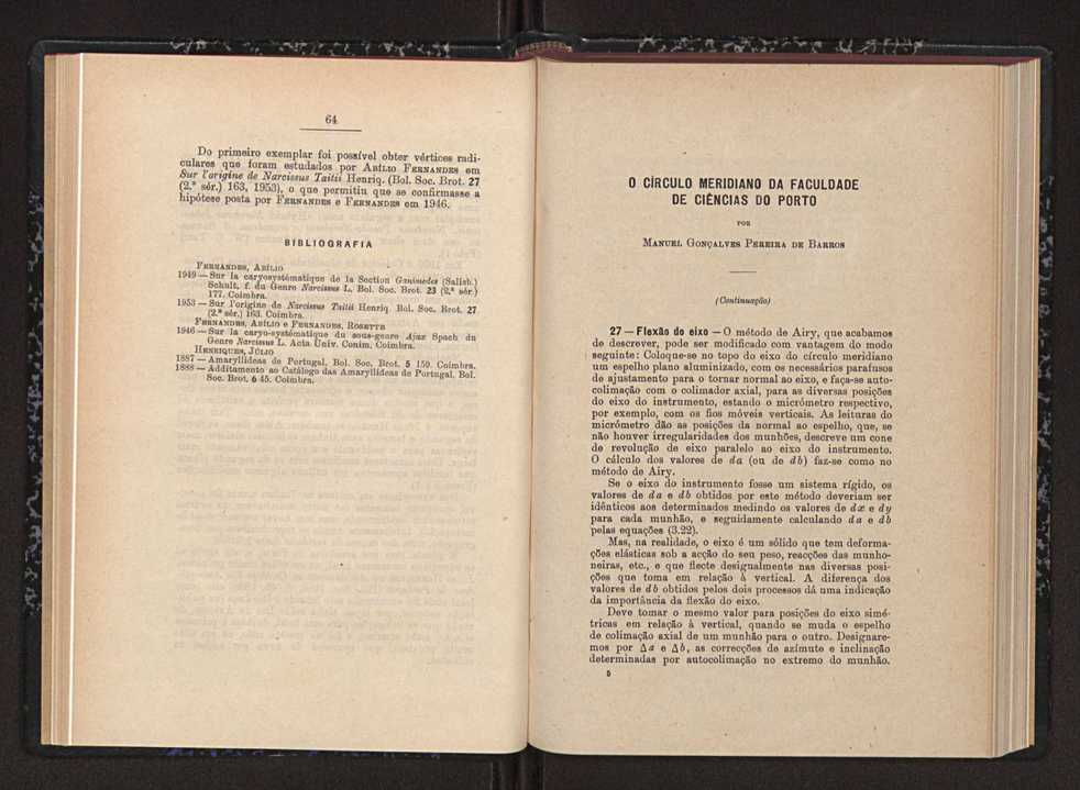 Anais da Faculdade de Scincias do Porto (antigos Annaes Scientificos da Academia Polytecnica do Porto). Vol. 39 38