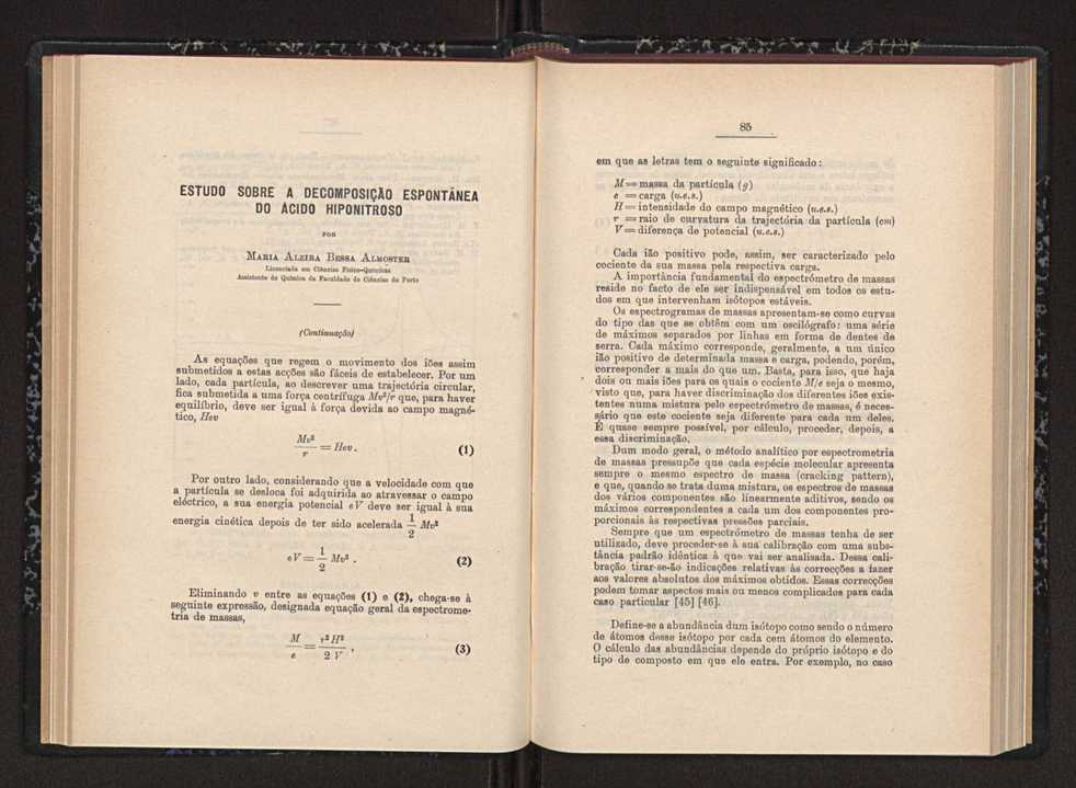 Anais da Faculdade de Scincias do Porto (antigos Annaes Scientificos da Academia Polytecnica do Porto). Vol. 39 48