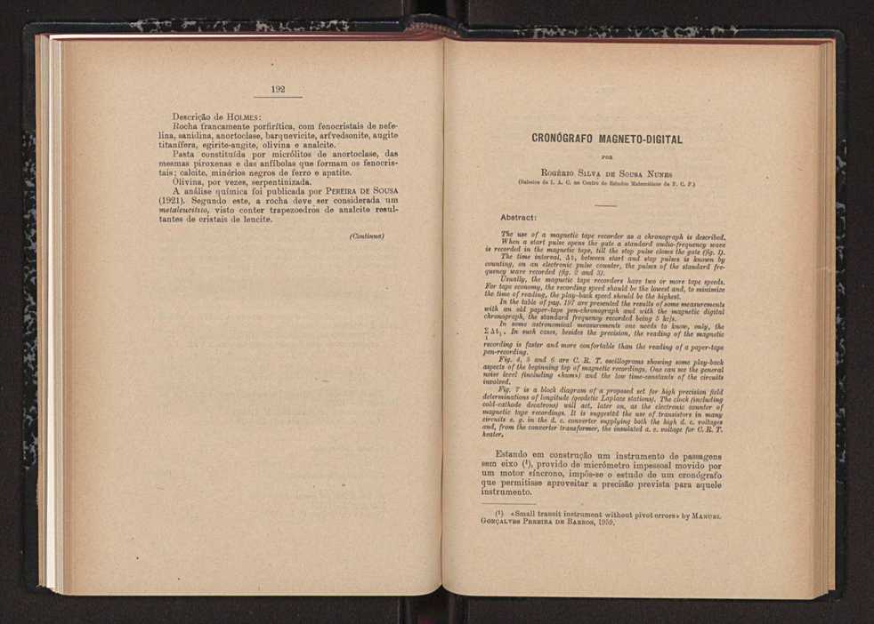 Anais da Faculdade de Scincias do Porto (antigos Annaes Scientificos da Academia Polytecnica do Porto). Vol. 41 115