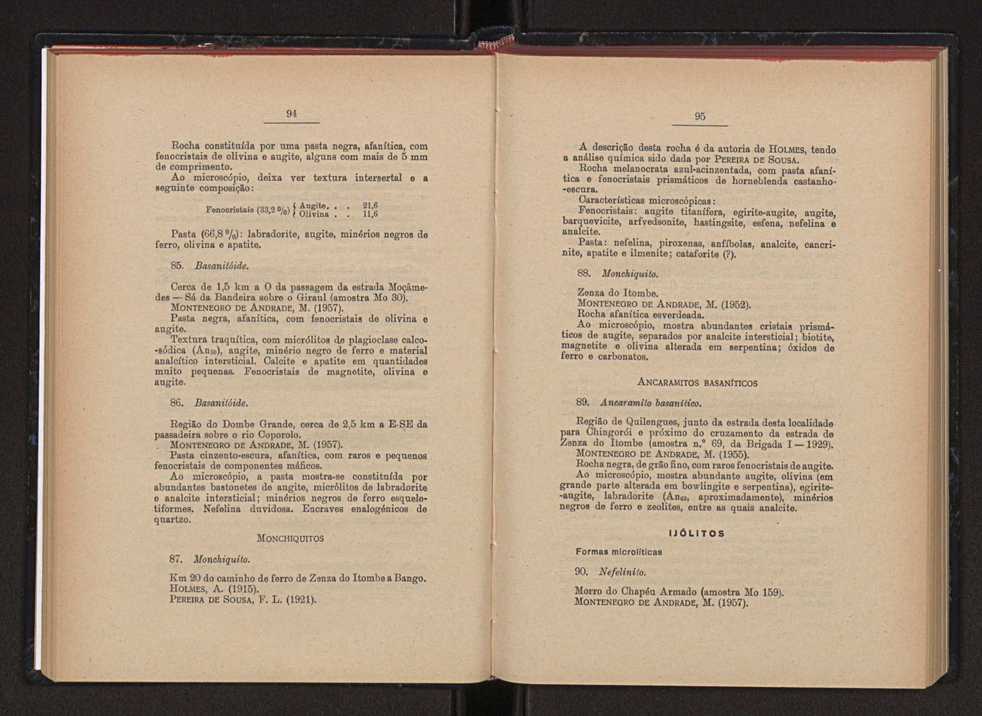 Anais da Faculdade de Scincias do Porto (antigos Annaes Scientificos da Academia Polytecnica do Porto). Vol. 42 51