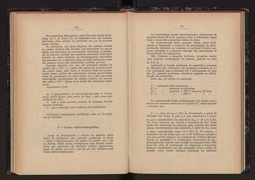 Anais da Faculdade de Scincias do Porto (antigos Annaes Scientificos da Academia Polytecnica do Porto). Vol. 44 85