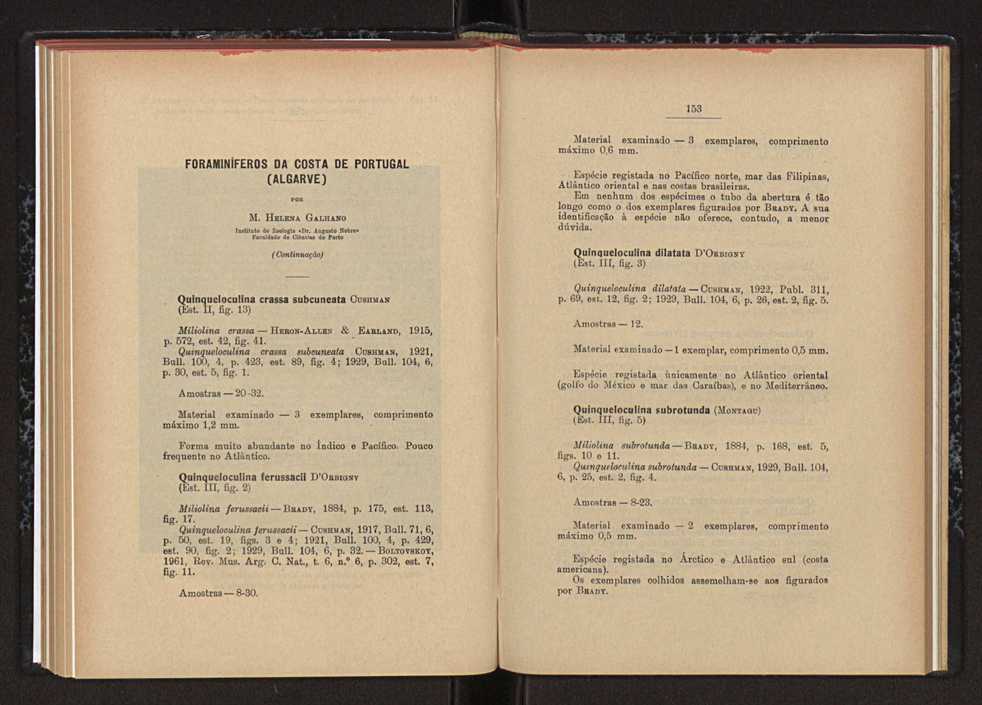 Anais da Faculdade de Scincias do Porto (antigos Annaes Scientificos da Academia Polytecnica do Porto). Vol. 45 89