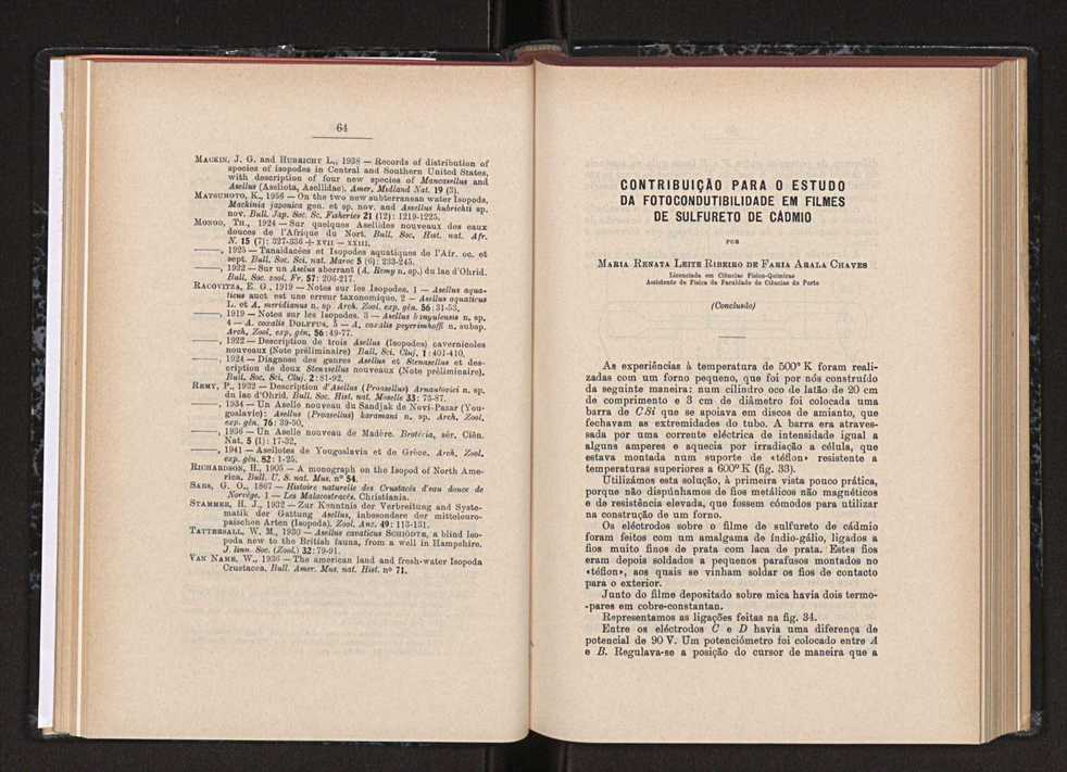Anais da Faculdade de Scincias do Porto (antigos Annaes Scientificos da Academia Polytecnica do Porto). Vol. 46 40