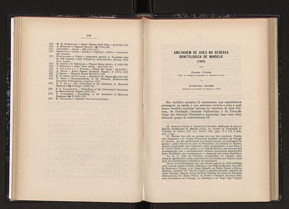 Anais da Faculdade de Scincias do Porto (antigos Annaes Scientificos da Academia Polytecnica do Porto). Vol. 46 64