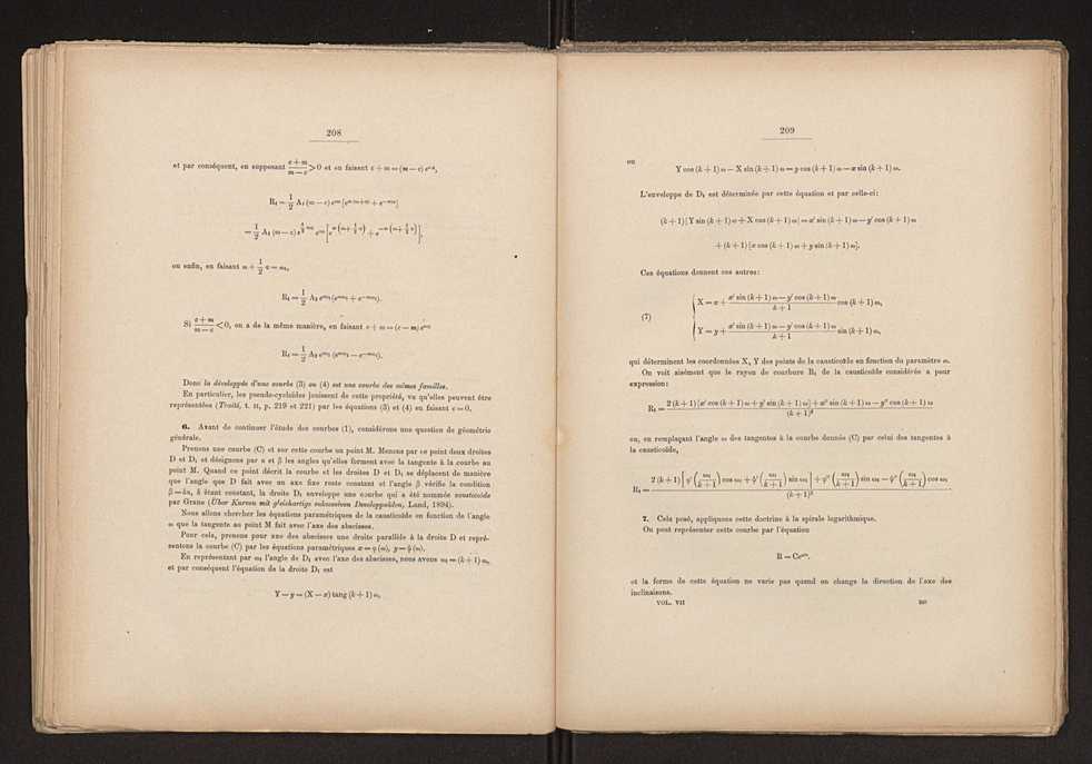 Obras sobre mathematica. Vol. 7 110