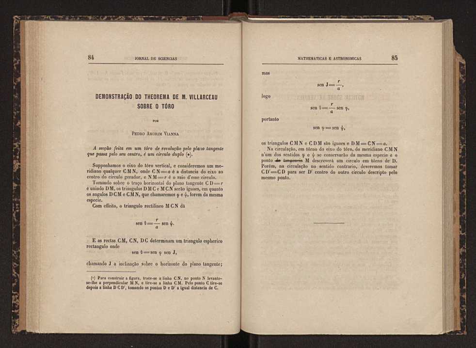 Jornal de sciencias mathematicas e astonomicas. Vol. 1 43