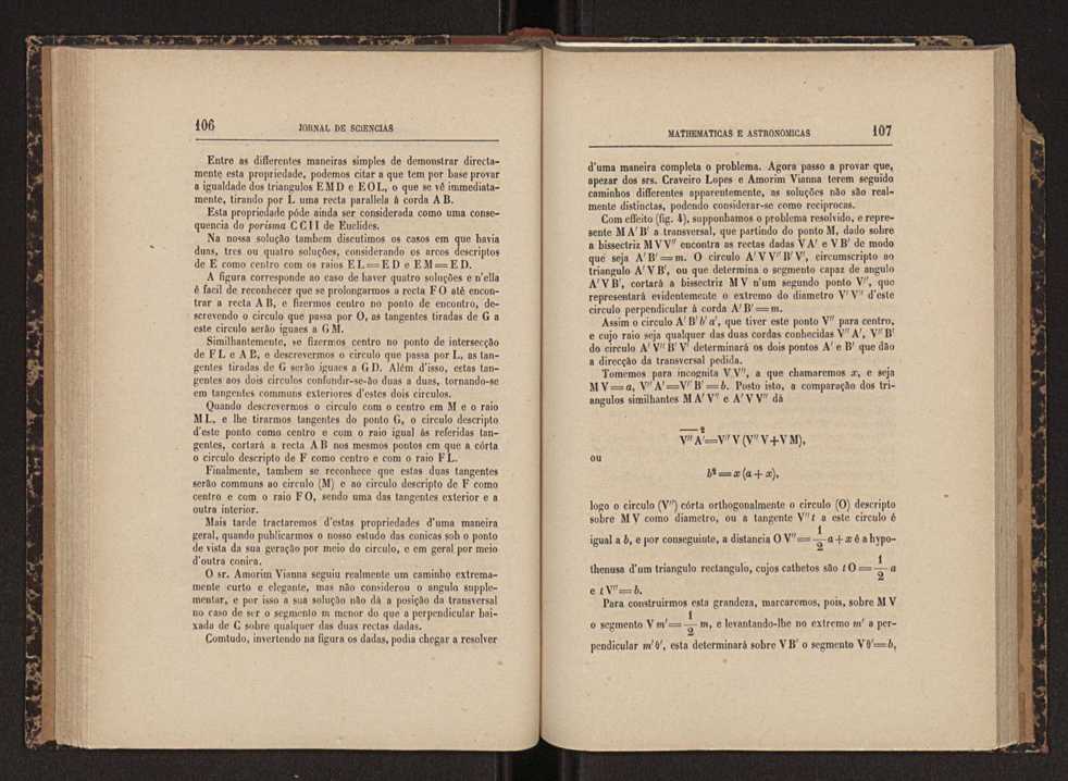 Jornal de sciencias mathematicas e astonomicas. Vol. 1 54