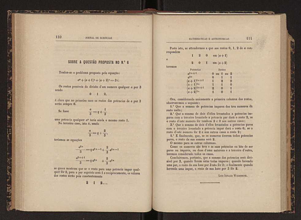 Jornal de sciencias mathematicas e astonomicas. Vol. 1 56