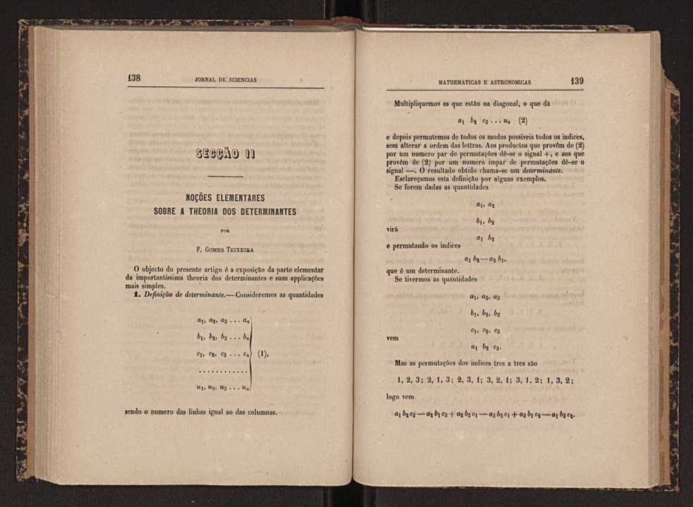 Jornal de sciencias mathematicas e astonomicas. Vol. 1 70