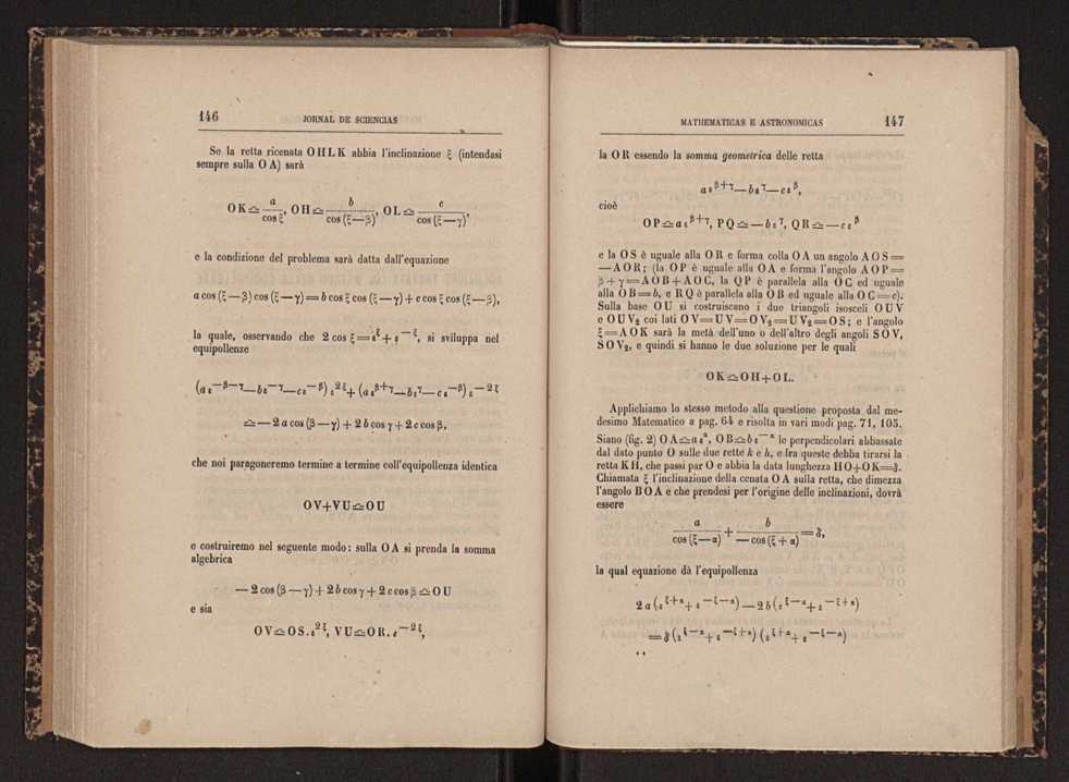 Jornal de sciencias mathematicas e astonomicas. Vol. 1 74