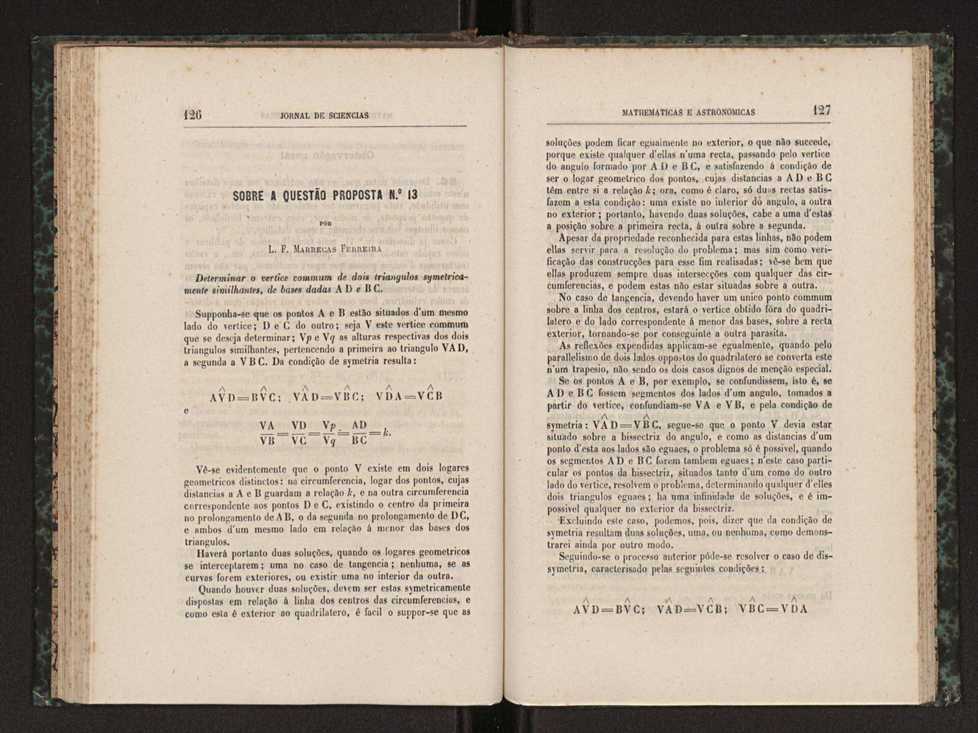 Jornal de sciencias mathematicas e astronomicas. Vol. 2 68