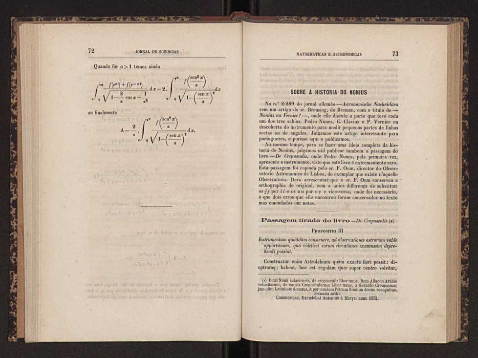 Jornal de sciencias mathematicas e astronomicas. Vol. 3 38