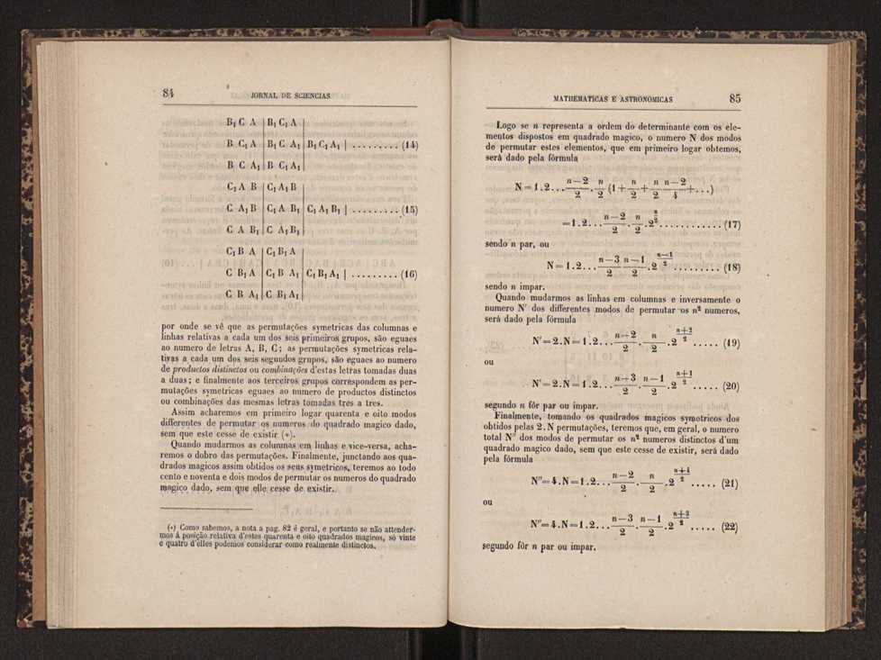 Jornal de sciencias mathematicas e astronomicas. Vol. 3 44