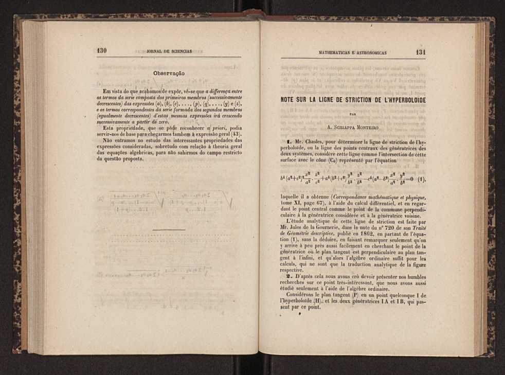 Jornal de sciencias mathematicas e astronomicas. Vol. 3 67