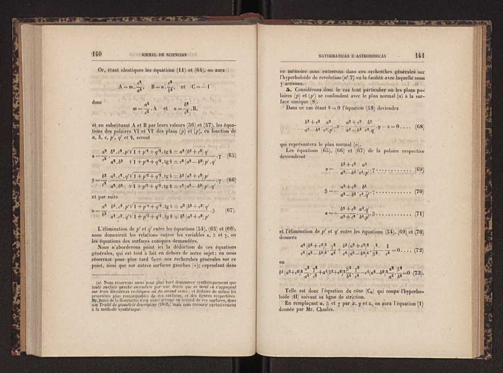 Jornal de sciencias mathematicas e astronomicas. Vol. 3 72