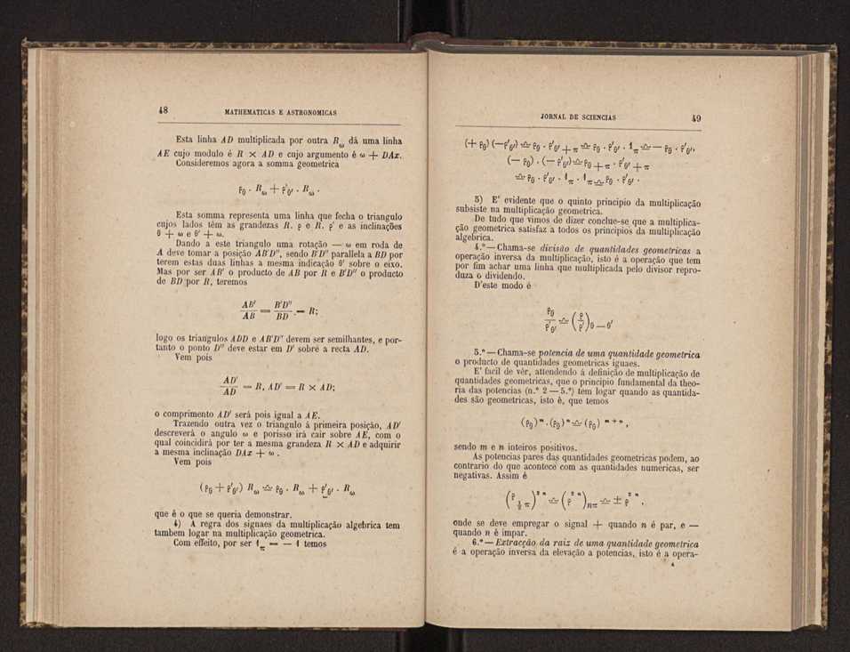 Jornal de sciencias mathematicas e astronomicas. Vol. 6 28