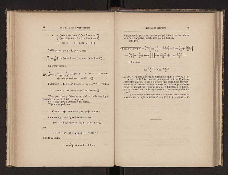 Jornal de sciencias mathematicas e astronomicas. Vol. 6 31