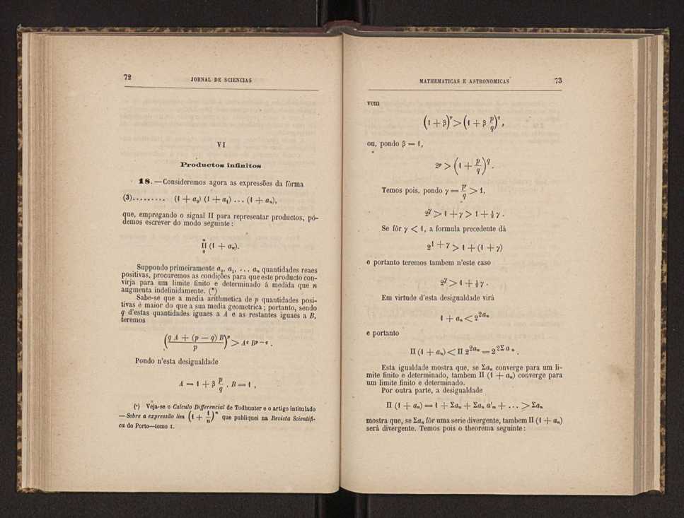 Jornal de sciencias mathematicas e astronomicas. Vol. 6 40