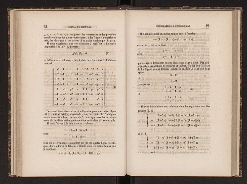 Jornal de sciencias mathematicas e astronomicas. Vol. 7 48