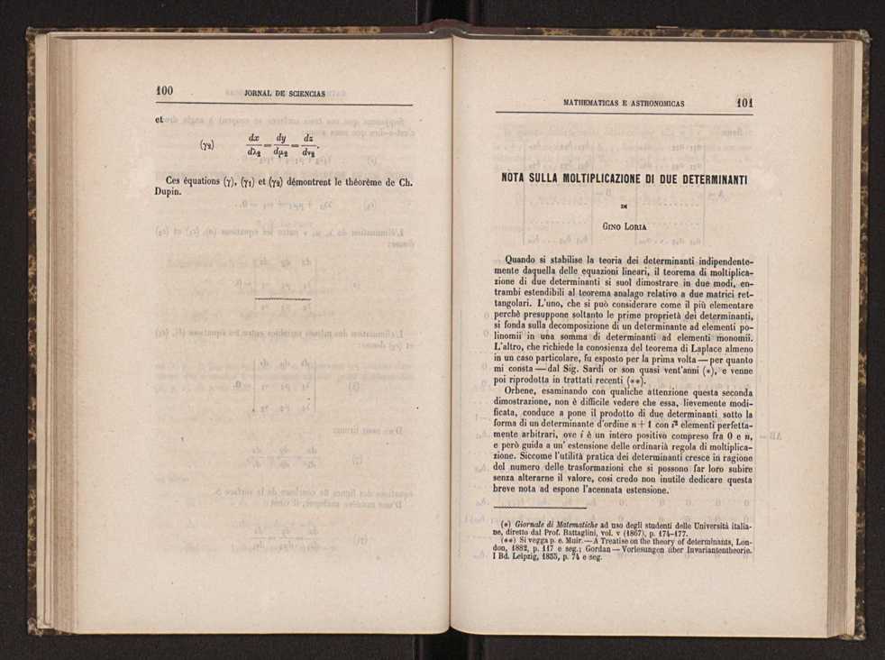 Jornal de sciencias mathematicas e astronomicas. Vol. 7 52
