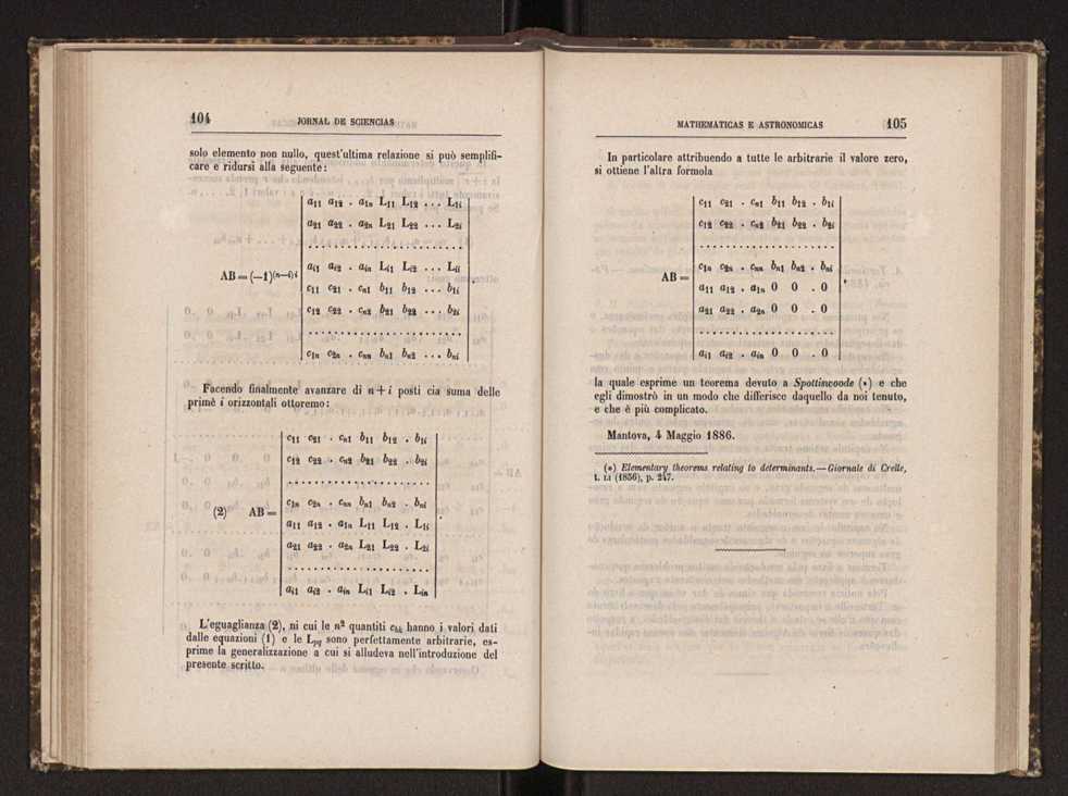 Jornal de sciencias mathematicas e astronomicas. Vol. 7 54