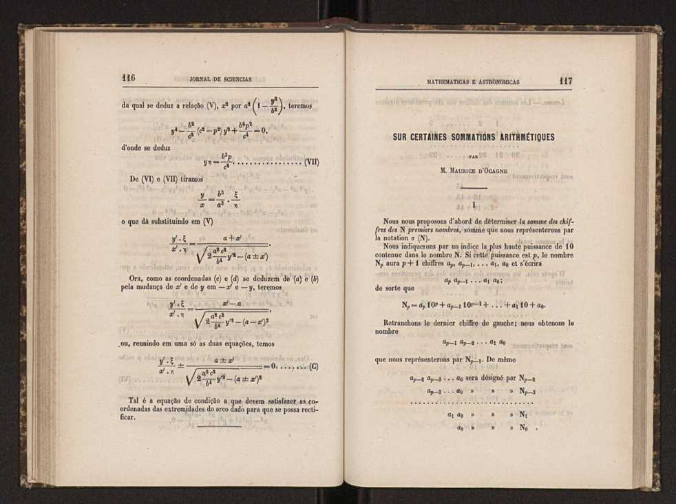 Jornal de sciencias mathematicas e astronomicas. Vol. 7 60