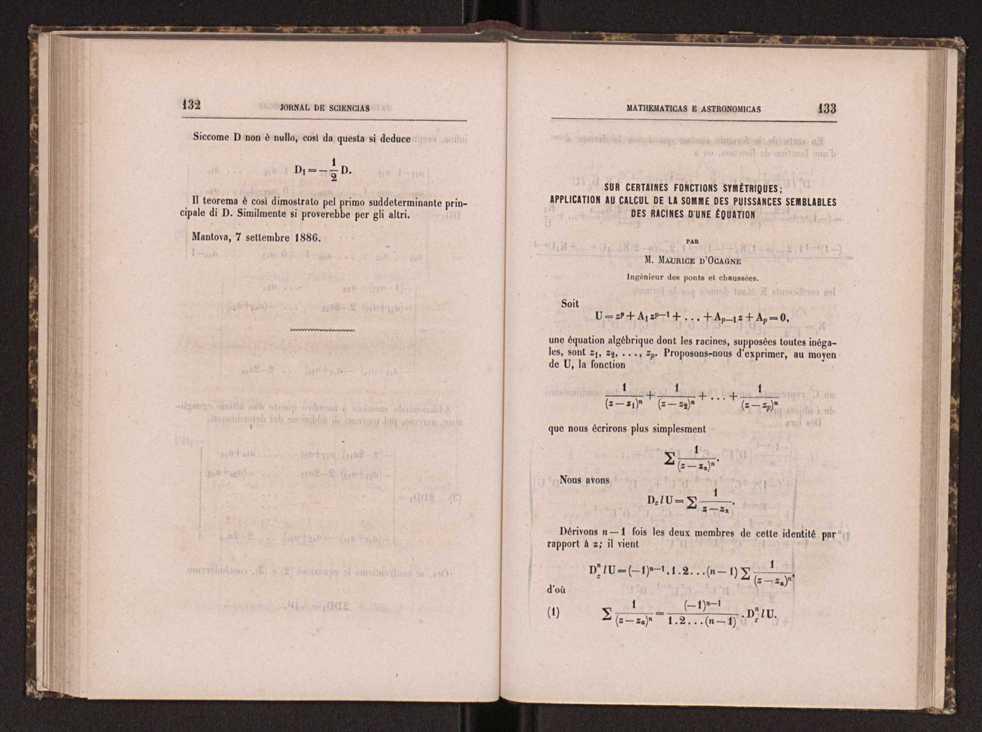 Jornal de sciencias mathematicas e astronomicas. Vol. 7 68