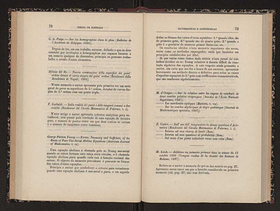 Jornal de sciencias mathematicas e astronomicas. Vol. 8 41