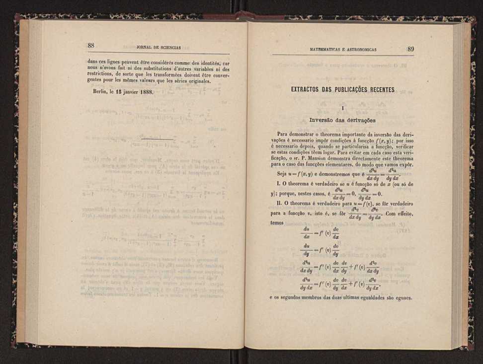 Jornal de sciencias mathematicas e astronomicas. Vol. 8 46