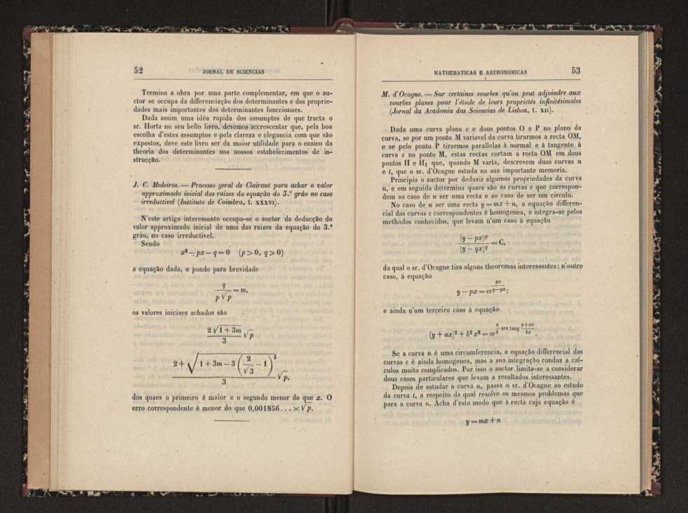 Jornal de sciencias mathematicas e astronomicas. Vol. 9 27