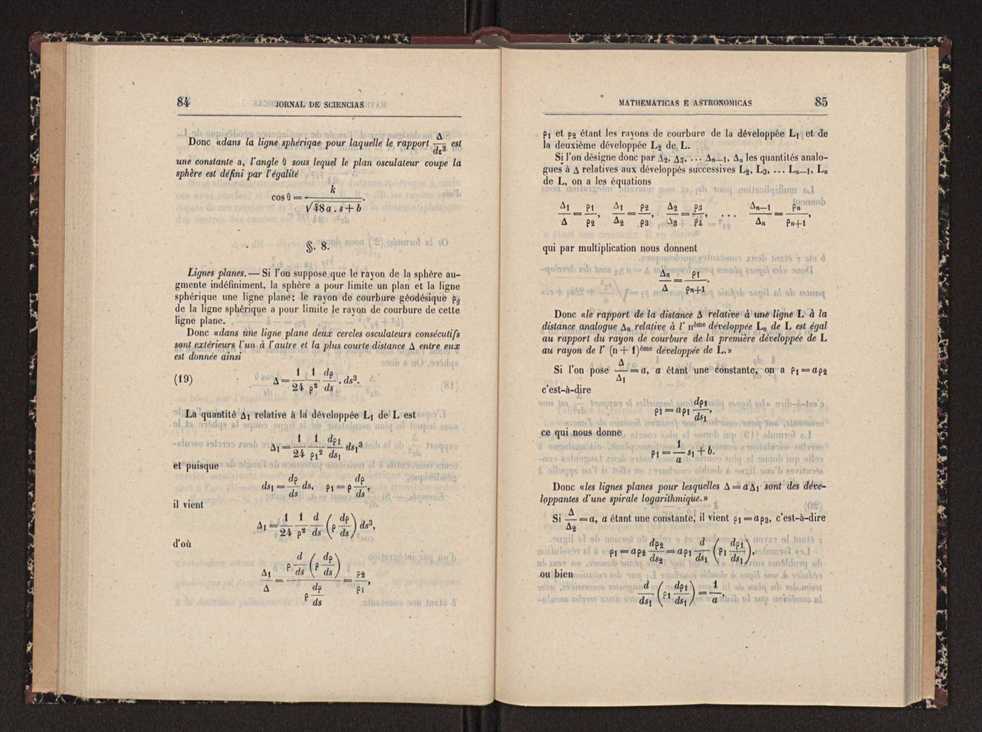 Jornal de sciencias mathematicas e astronomicas. Vol. 9 43